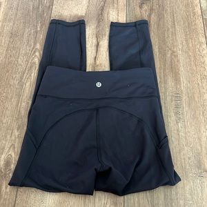 Lululemon leggings.  Invigorate HR Crop 23. Like new!!!